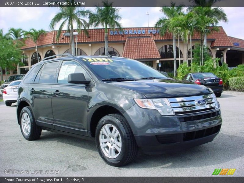Carbon Metallic / Camel 2007 Ford Edge SE