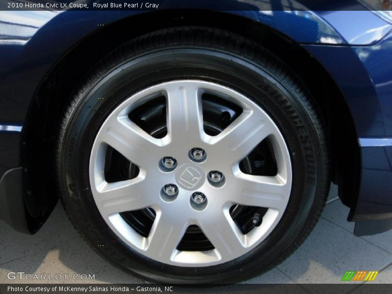 Royal Blue Pearl / Gray 2010 Honda Civic LX Coupe