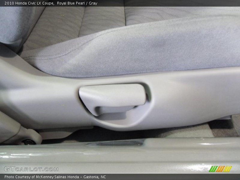 Royal Blue Pearl / Gray 2010 Honda Civic LX Coupe