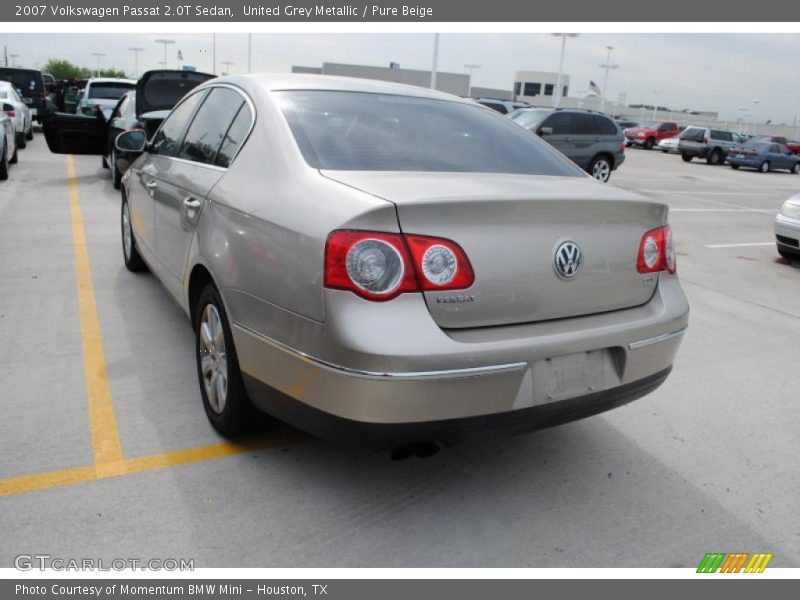 United Grey Metallic / Pure Beige 2007 Volkswagen Passat 2.0T Sedan