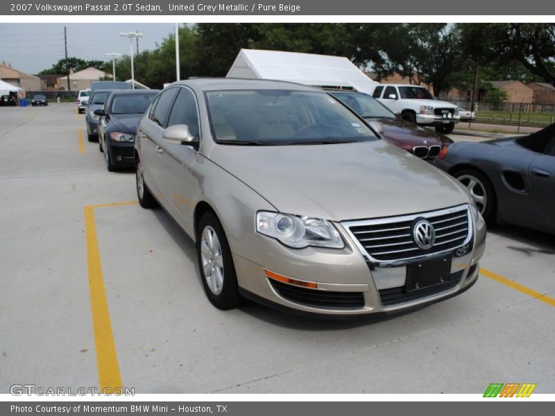 United Grey Metallic / Pure Beige 2007 Volkswagen Passat 2.0T Sedan