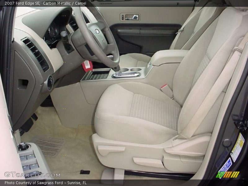 Carbon Metallic / Camel 2007 Ford Edge SE