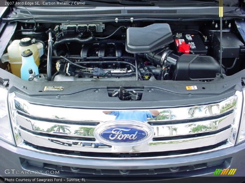 Carbon Metallic / Camel 2007 Ford Edge SE