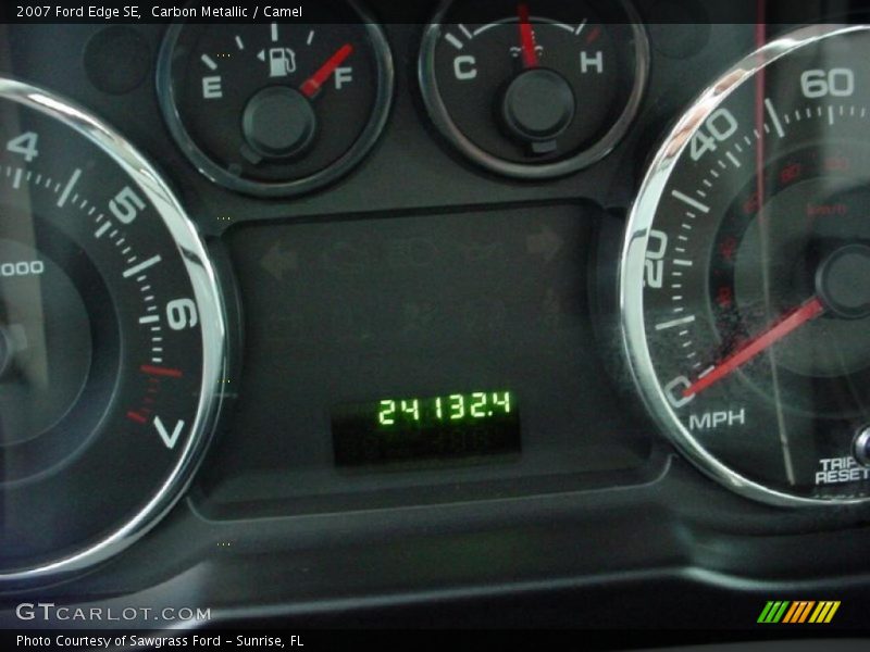 Carbon Metallic / Camel 2007 Ford Edge SE