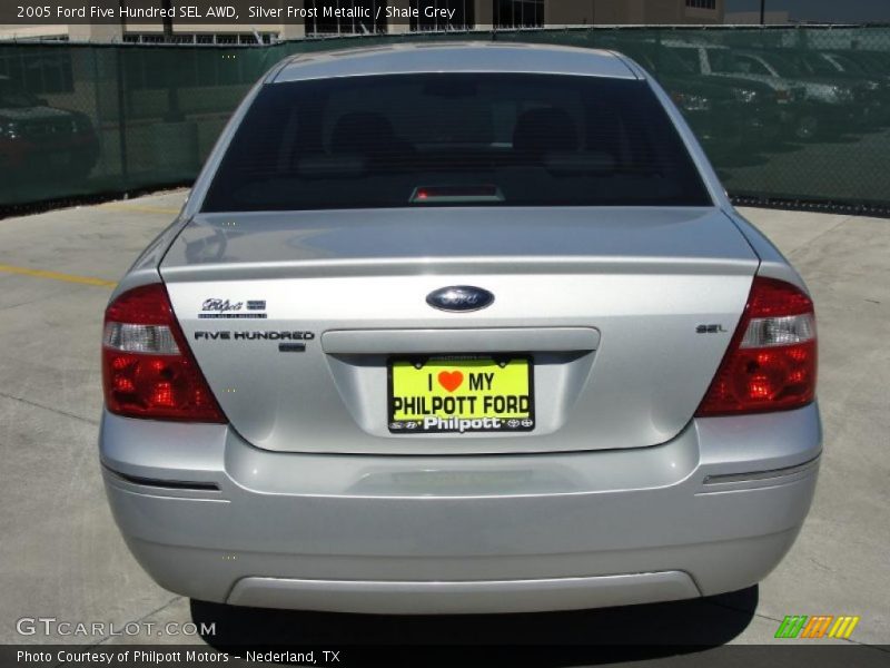 Silver Frost Metallic / Shale Grey 2005 Ford Five Hundred SEL AWD