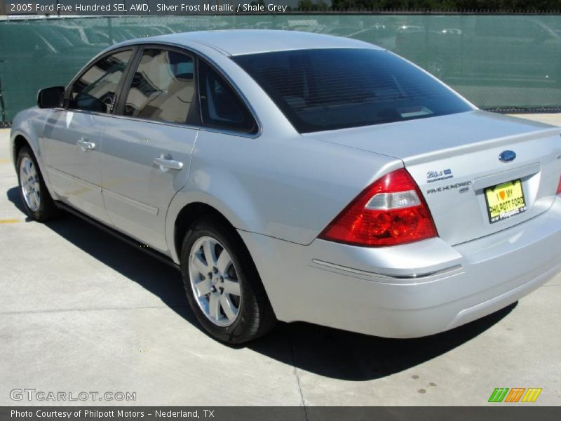 Silver Frost Metallic / Shale Grey 2005 Ford Five Hundred SEL AWD