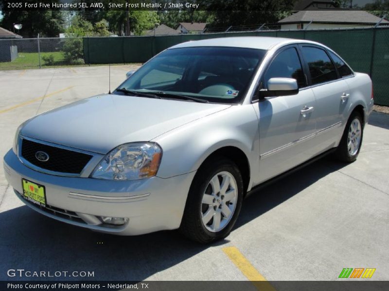 Silver Frost Metallic / Shale Grey 2005 Ford Five Hundred SEL AWD