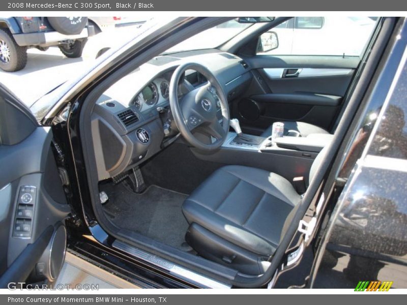 Black / Black 2008 Mercedes-Benz C 300 Sport