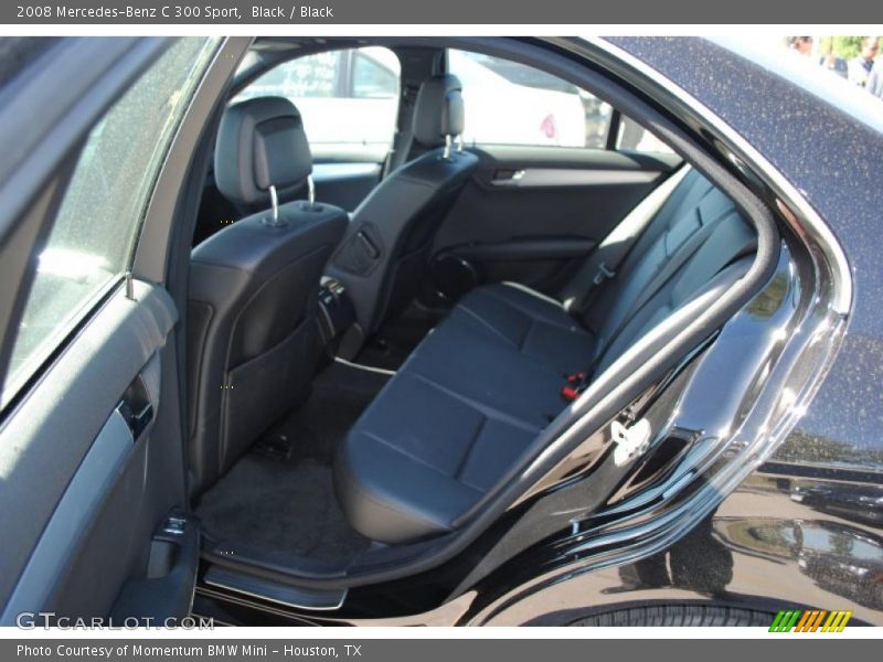 Black / Black 2008 Mercedes-Benz C 300 Sport