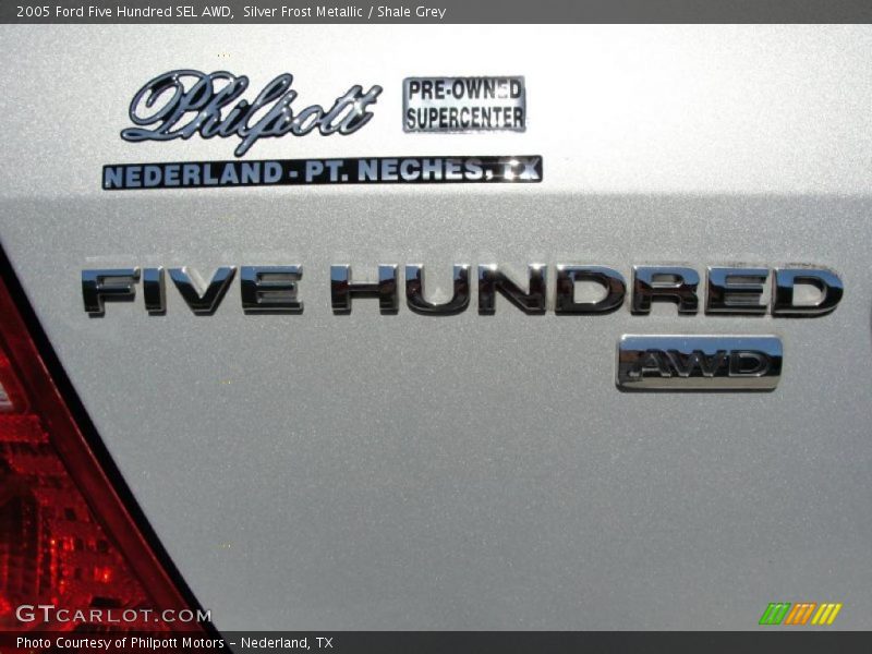 Silver Frost Metallic / Shale Grey 2005 Ford Five Hundred SEL AWD