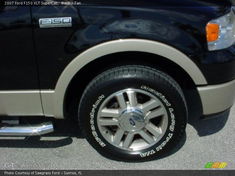 Black / Tan 2007 Ford F150 XLT SuperCab