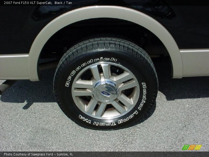 Black / Tan 2007 Ford F150 XLT SuperCab