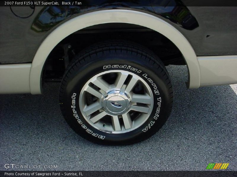 Black / Tan 2007 Ford F150 XLT SuperCab