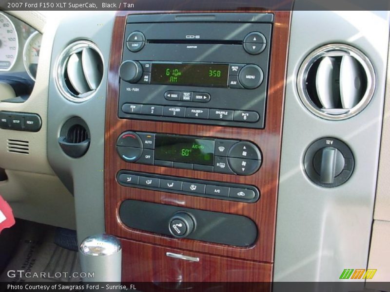 Black / Tan 2007 Ford F150 XLT SuperCab