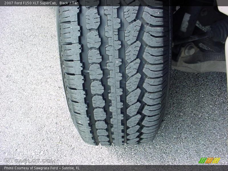 Black / Tan 2007 Ford F150 XLT SuperCab