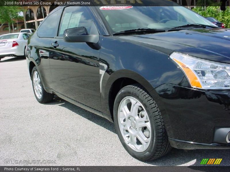 Black / Medium Stone 2008 Ford Focus SES Coupe
