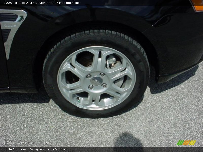 Black / Medium Stone 2008 Ford Focus SES Coupe
