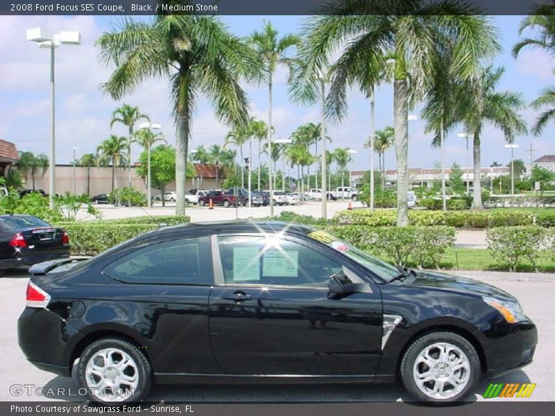 Black / Medium Stone 2008 Ford Focus SES Coupe