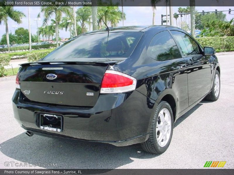Black / Medium Stone 2008 Ford Focus SES Coupe