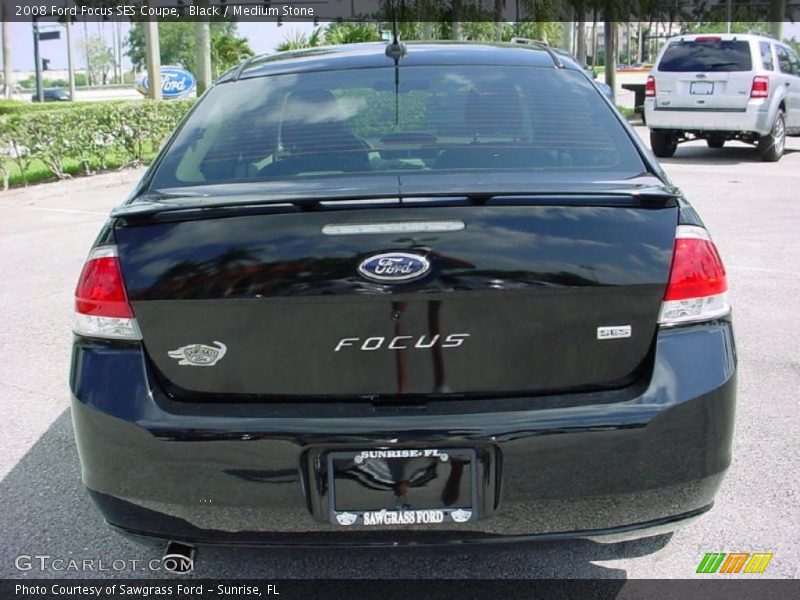 Black / Medium Stone 2008 Ford Focus SES Coupe