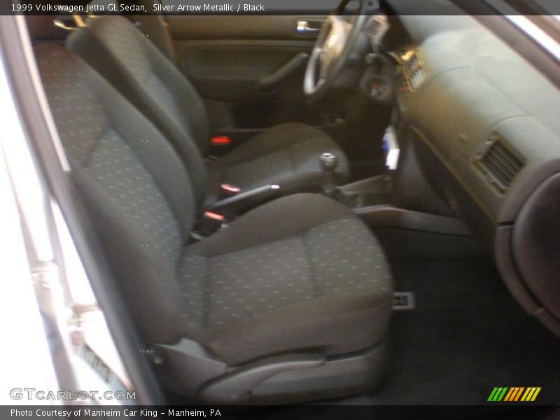 Silver Arrow Metallic / Black 1999 Volkswagen Jetta GL Sedan