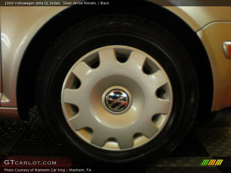 Silver Arrow Metallic / Black 1999 Volkswagen Jetta GL Sedan