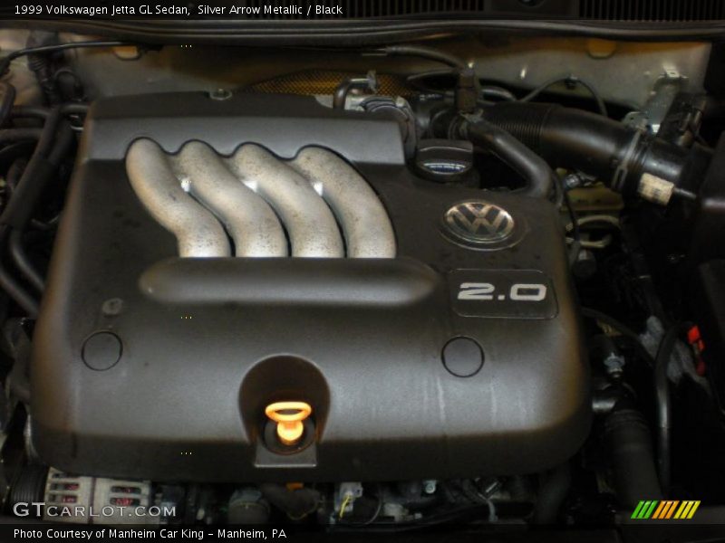 Silver Arrow Metallic / Black 1999 Volkswagen Jetta GL Sedan