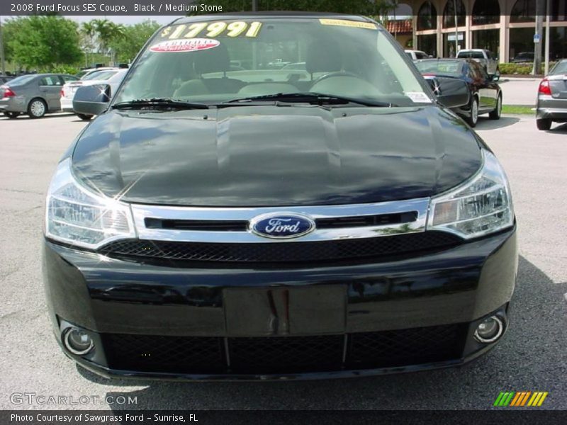 Black / Medium Stone 2008 Ford Focus SES Coupe