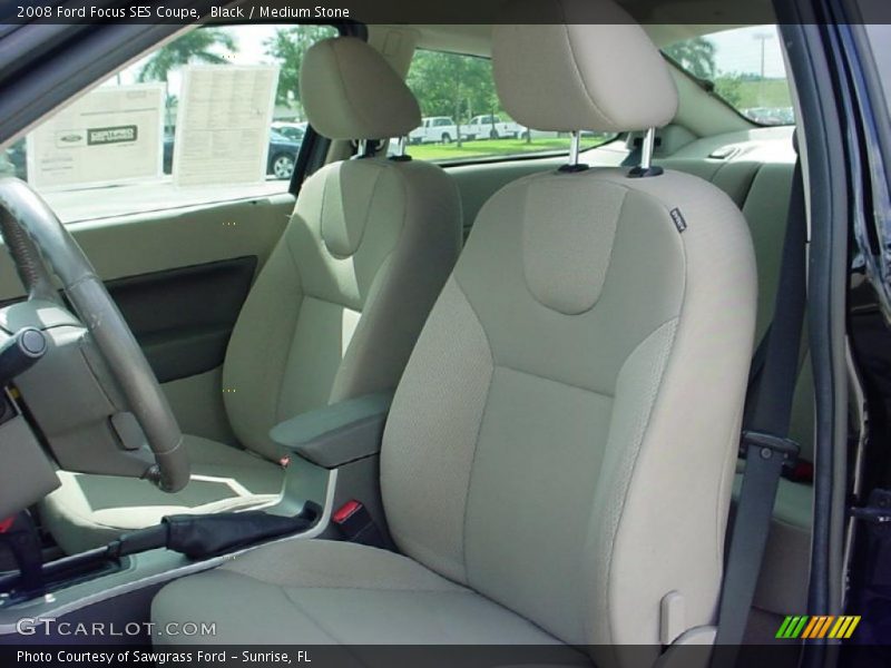 Black / Medium Stone 2008 Ford Focus SES Coupe