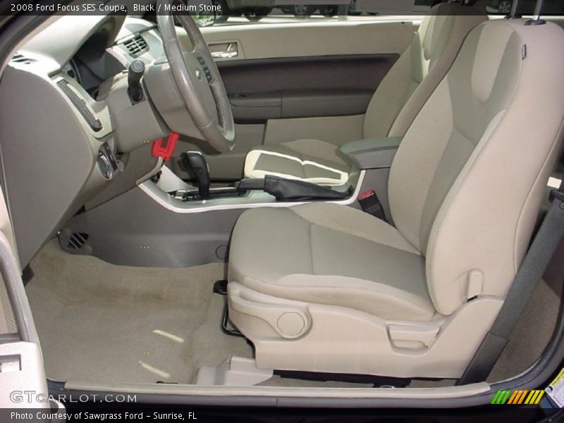 Black / Medium Stone 2008 Ford Focus SES Coupe