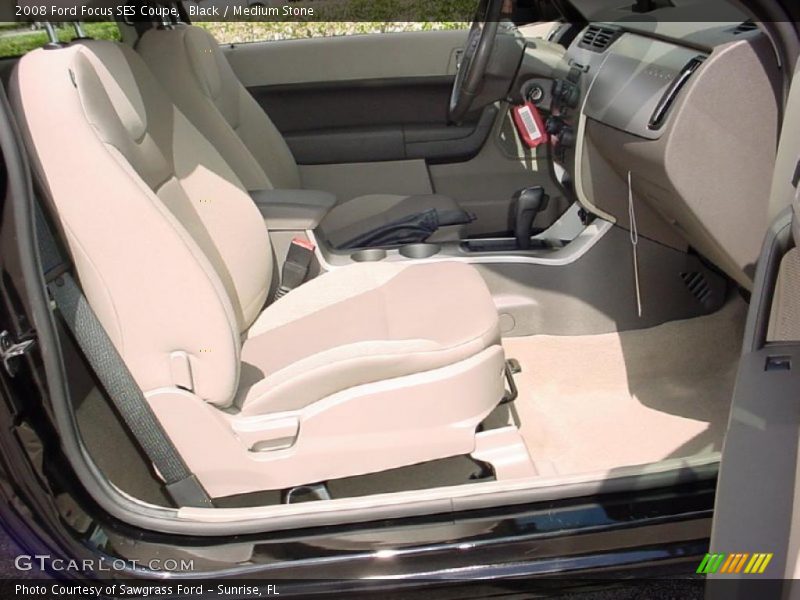 Black / Medium Stone 2008 Ford Focus SES Coupe