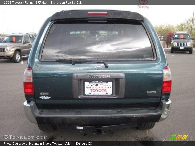 Evergreen Pearl / Oak 1998 Toyota 4Runner SR5 4x4