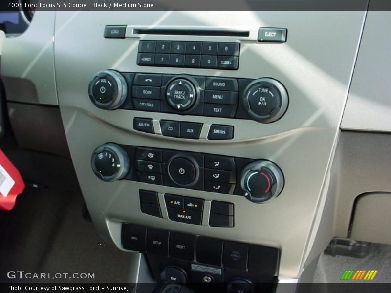 Black / Medium Stone 2008 Ford Focus SES Coupe