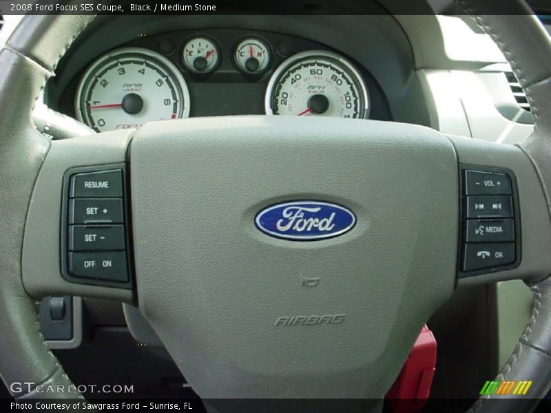Black / Medium Stone 2008 Ford Focus SES Coupe