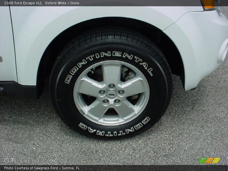 Oxford White / Stone 2008 Ford Escape XLS