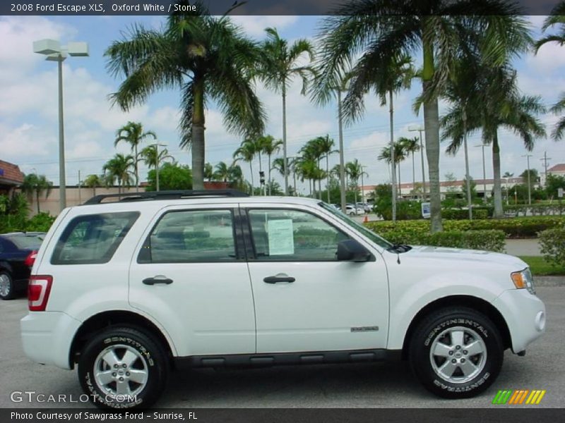 Oxford White / Stone 2008 Ford Escape XLS