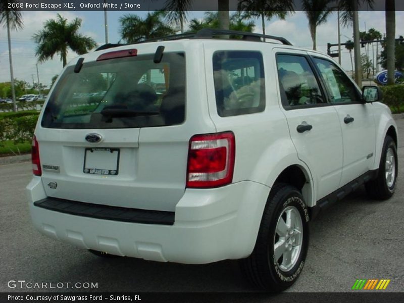Oxford White / Stone 2008 Ford Escape XLS