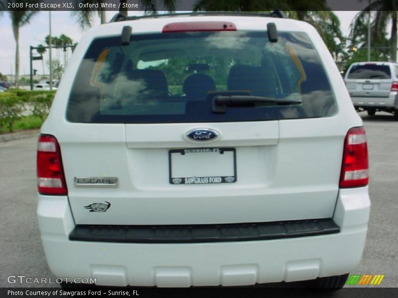 Oxford White / Stone 2008 Ford Escape XLS