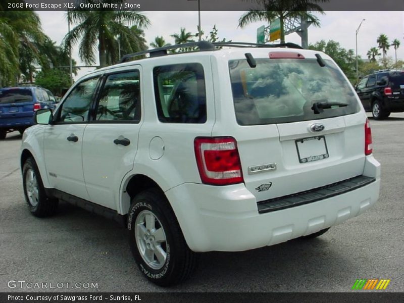 Oxford White / Stone 2008 Ford Escape XLS