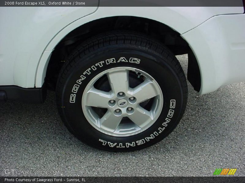 Oxford White / Stone 2008 Ford Escape XLS