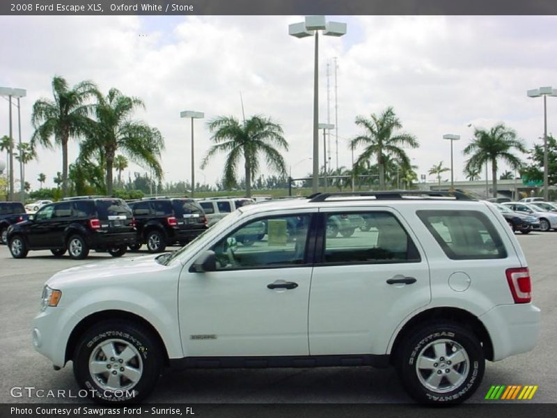 Oxford White / Stone 2008 Ford Escape XLS