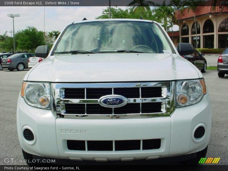 Oxford White / Stone 2008 Ford Escape XLS