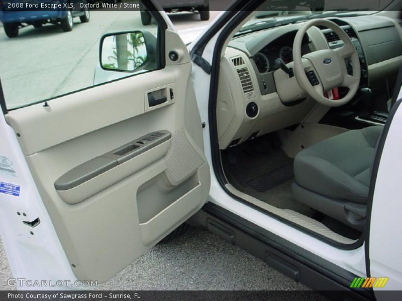 Oxford White / Stone 2008 Ford Escape XLS