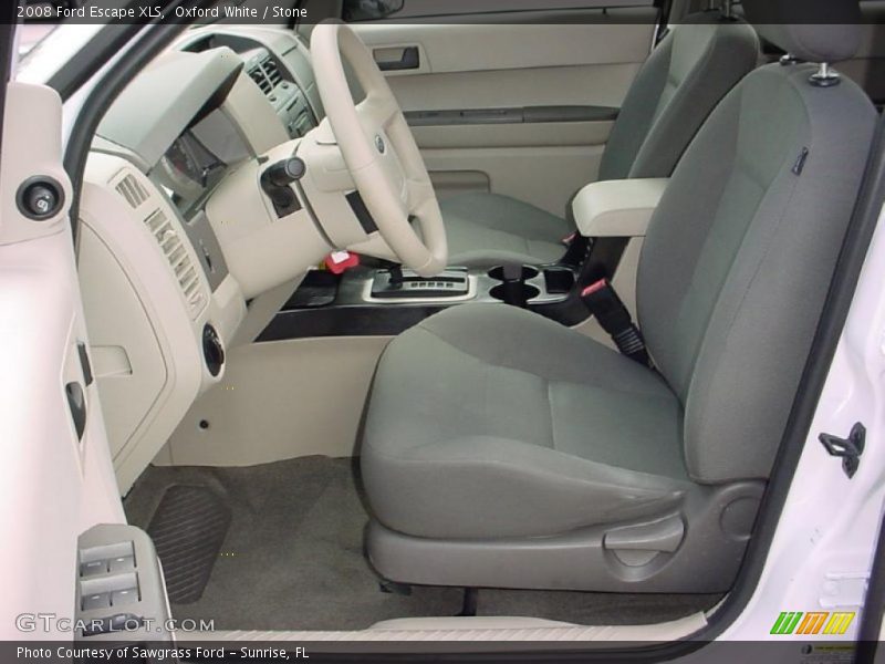 Oxford White / Stone 2008 Ford Escape XLS