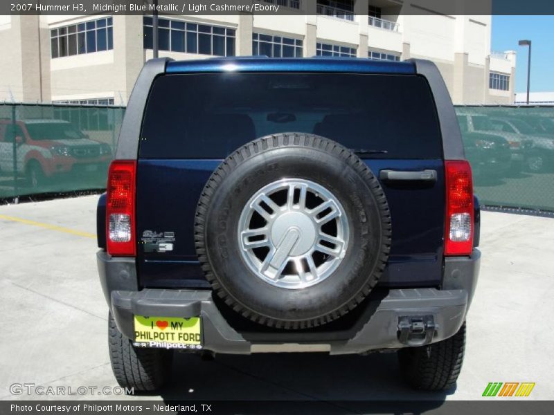 Midnight Blue Metallic / Light Cashmere/Ebony 2007 Hummer H3