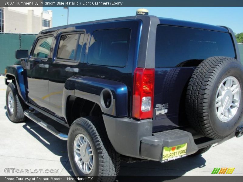 Midnight Blue Metallic / Light Cashmere/Ebony 2007 Hummer H3