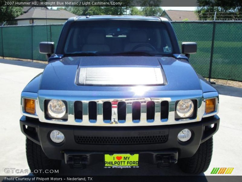 Midnight Blue Metallic / Light Cashmere/Ebony 2007 Hummer H3