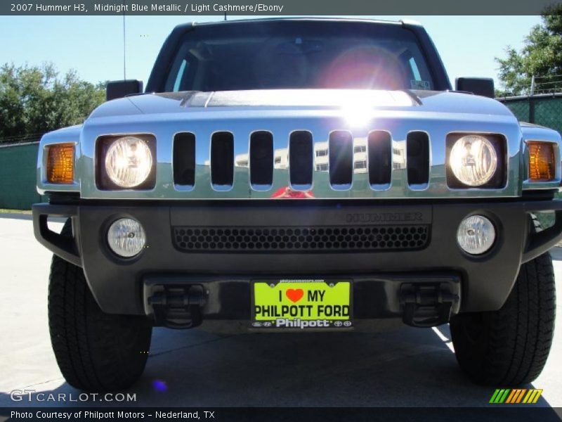 Midnight Blue Metallic / Light Cashmere/Ebony 2007 Hummer H3