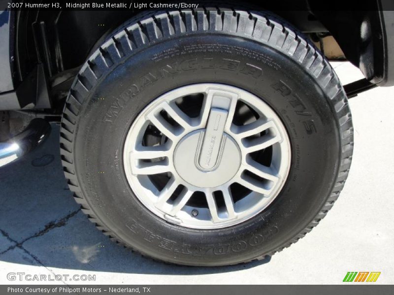 Midnight Blue Metallic / Light Cashmere/Ebony 2007 Hummer H3