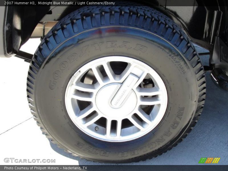 Midnight Blue Metallic / Light Cashmere/Ebony 2007 Hummer H3